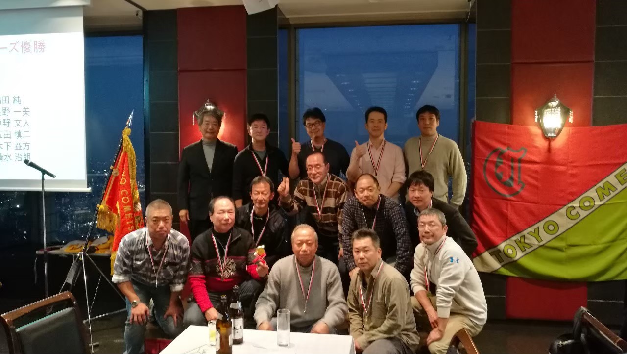 昨年度優勝Hチーム（2019年度納会にて）