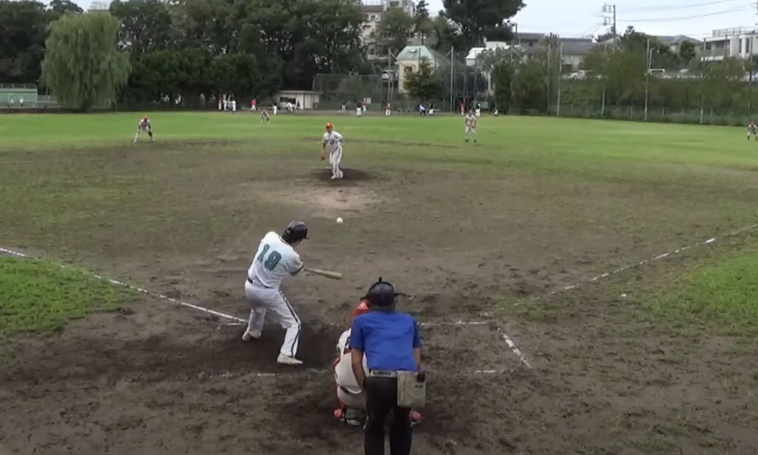 E19石井啓選手、いぶし銀のセンター前を含む2安打！