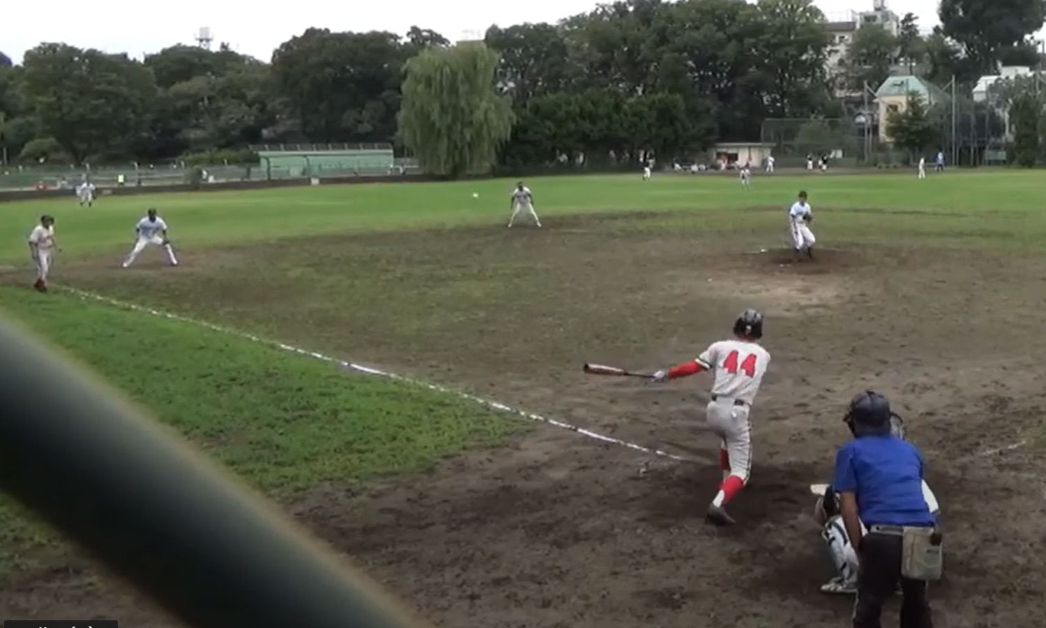 A44黒岩選手、3点目の貴重なレフト前タイムリー！