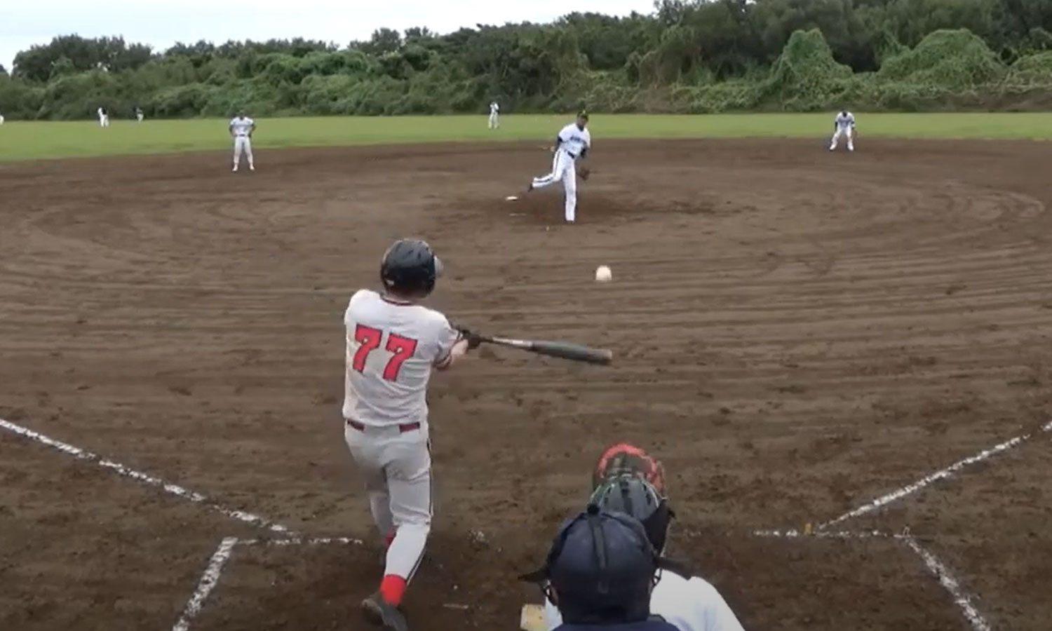 H77川峯、逆転の足掛かりとなるセンター前安打を放つ！