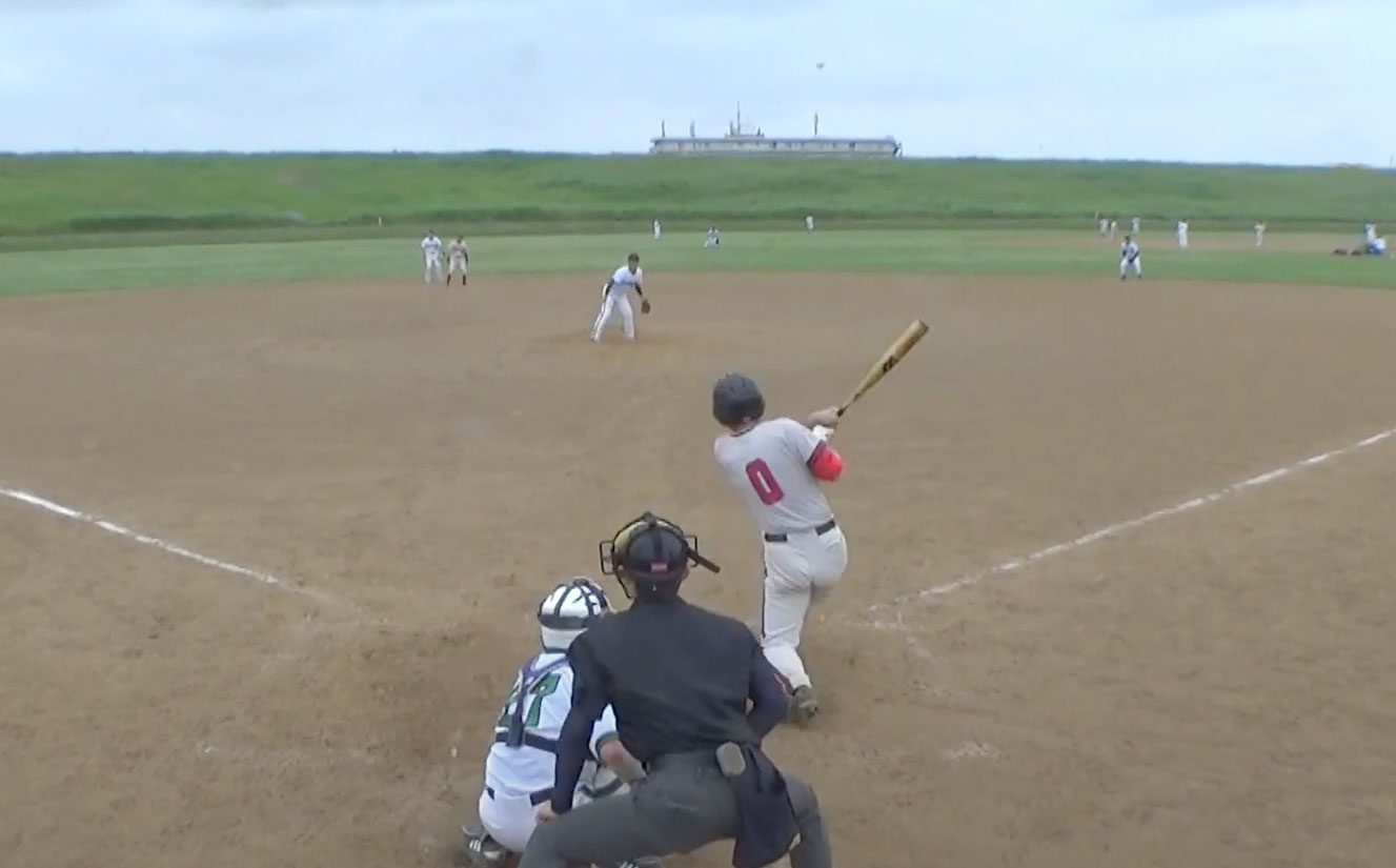 F0千葉選手、追撃の走者一掃3塁打！