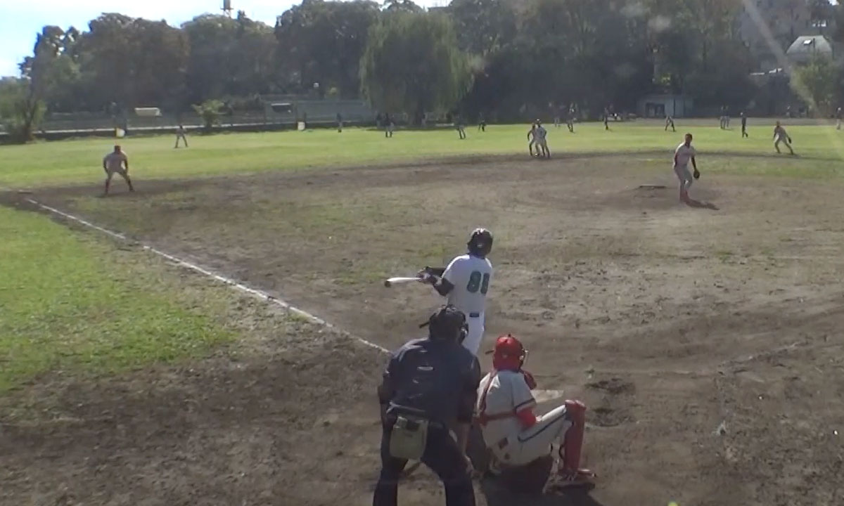 F川島義レフト線タイムリー2塁打！Fは初回先頭から3者連続2塁打で先制！