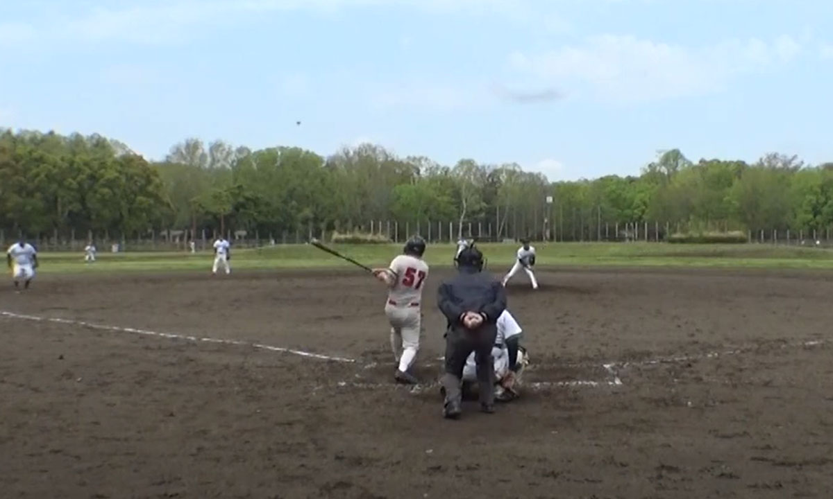 5回ｳﾗ1死 E57武藤の左越えソロ。コメッツ初ホームラン！