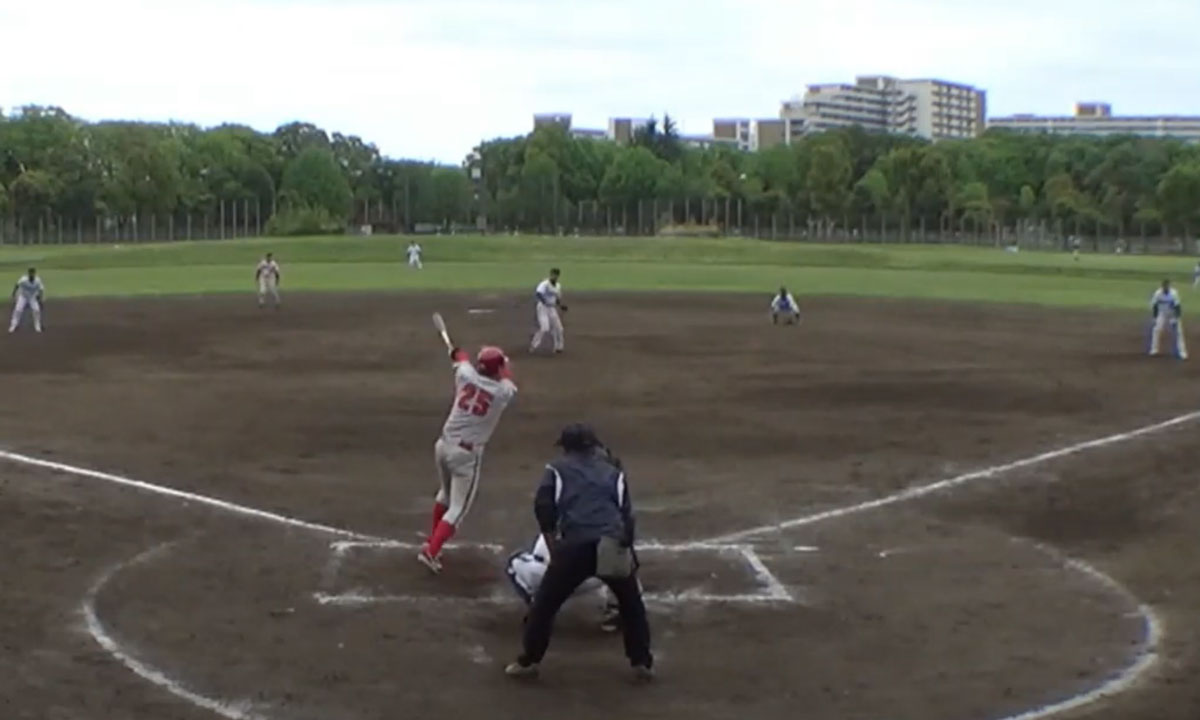 5回ｳﾗ1死23塁 F25高木の右前2点タイムリー。4安打でチームの打線を活性化