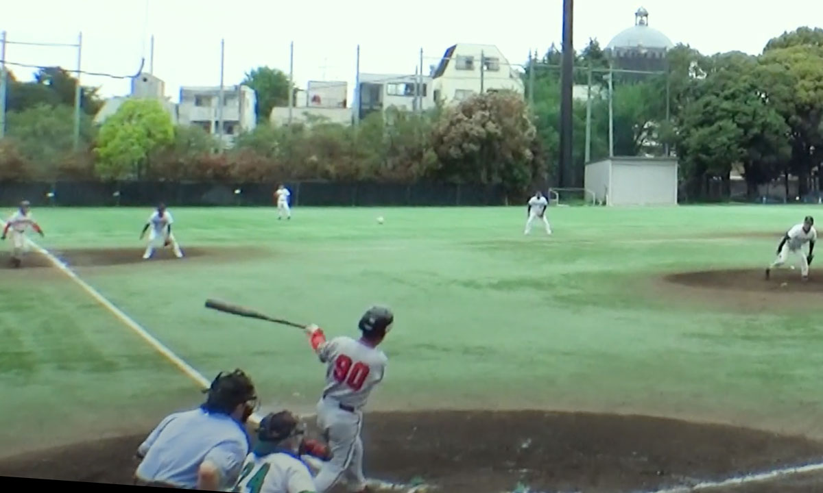 2回ｳﾗ無死3塁 B90数見の左前同点タイムリー。この後逆転のホームも踏む