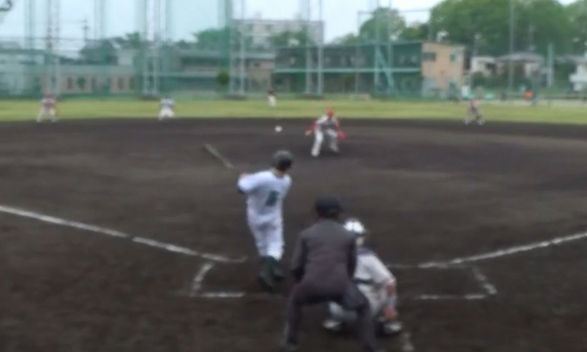 2回表2死23塁 E5嶋田の中前2点タイムリー。E99新井と共に3安打4打点をあげる